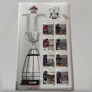 CFL Grey Cup Commemorative Stamp Sheet